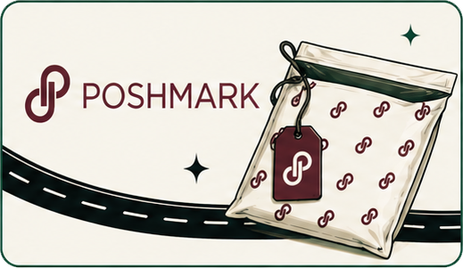 Thrift by Mail Poshmark shop banner