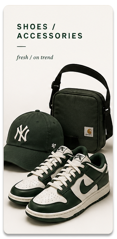 Shoes and accessories